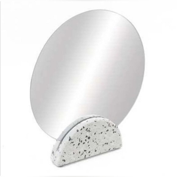 CONCEPTS IN TIME Terrazzo Moonbase Mirror Tabletop, BNIB - Picture 4 of 4